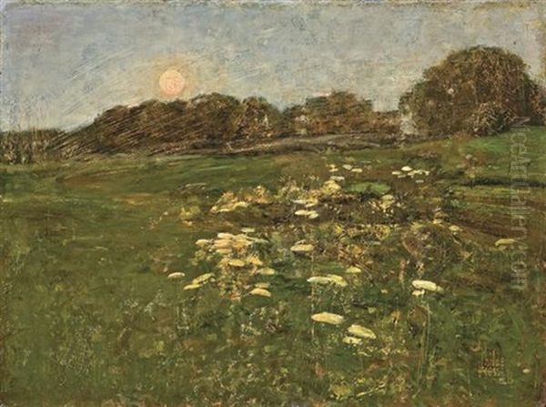 New England Sunrise Oil Painting by Childe Hassam