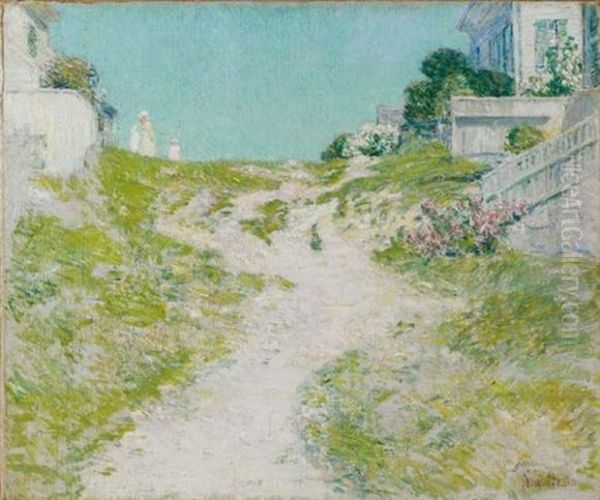 Le Chemin Vers La Plage Oil Painting by Childe Hassam