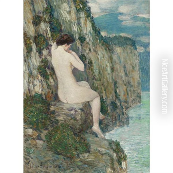 Nude: Isle Of Shoals Oil Painting by Childe Hassam