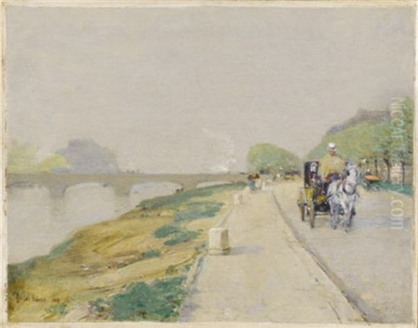 Banks Of The Seine by Childe Hassam