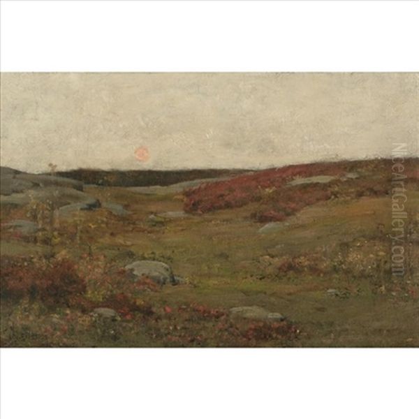 Sunrise-autumn Oil Painting by Childe Hassam