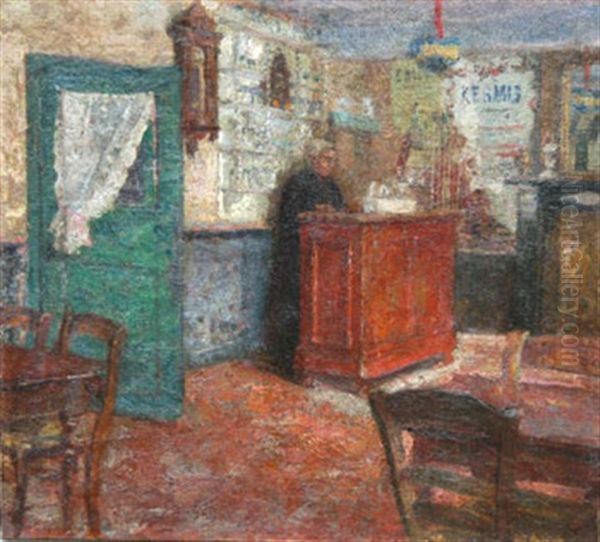 Interieur A Pont Aven Oil Painting by Childe Hassam