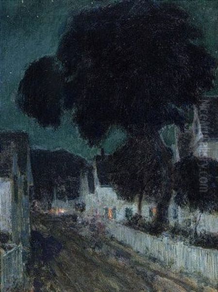 Nocturne, Provincetown, Massachusetts Oil Painting by Childe Hassam