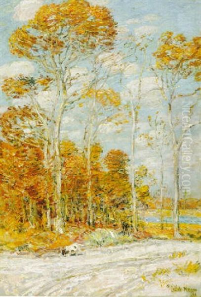 The Hawk's Nest Oil Painting by Childe Hassam