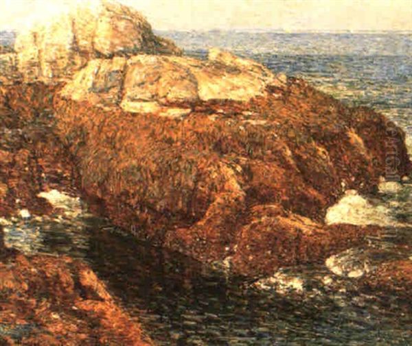 Kelp-covered Rocks, Isle Of Shoals Oil Painting by Childe Hassam