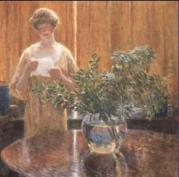 Miss Ingram Oil Painting by Childe Hassam