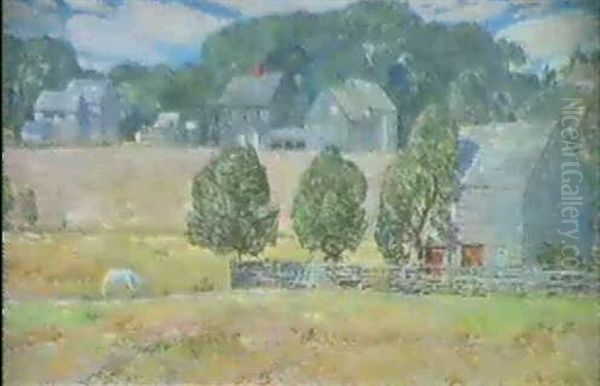 Fithian Farm, East Hampton Oil Painting by Childe Hassam