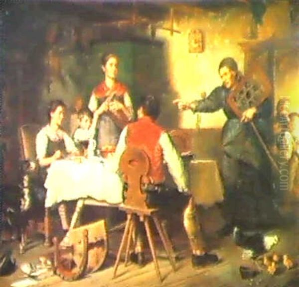 Grossmutters Klage Oil Painting by Wilhelm Hasselbach