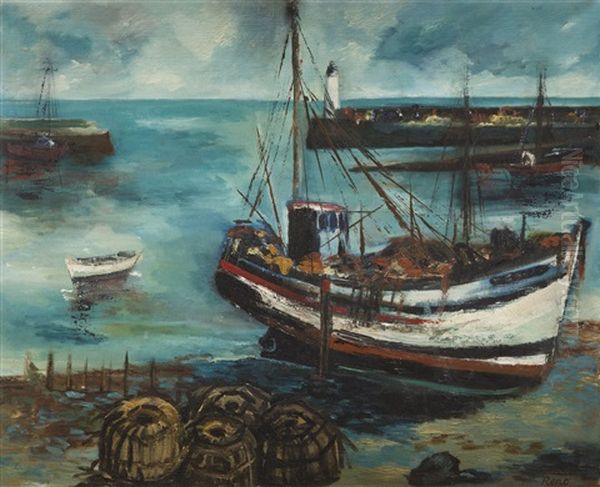 Port Oil Painting by Irena Hassenberg