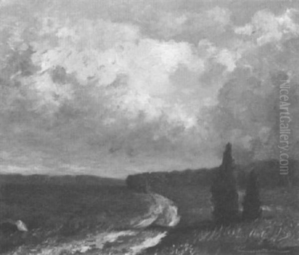 Aufziehendes Gewitter Oil Painting by Hans Hassenteufel