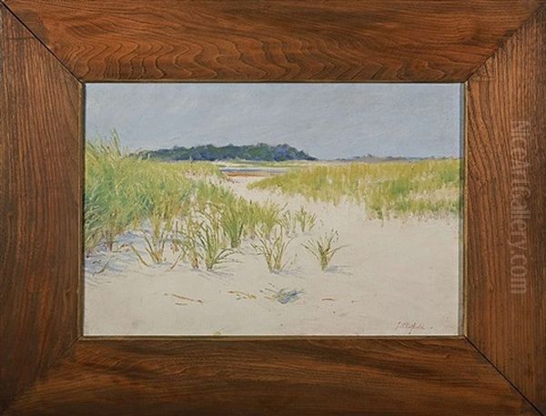 Beach Grasses Oil Painting by Joseph Henry Hatfield