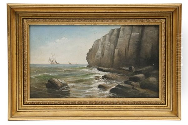 Whitehead Passage, Cushing Island, Maine Oil Painting by George M. Hathaway