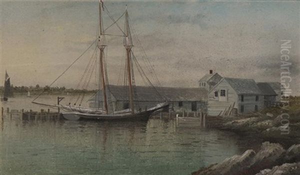 The Emita, A Casco Bay Lines Oil Painting by George M. Hathaway