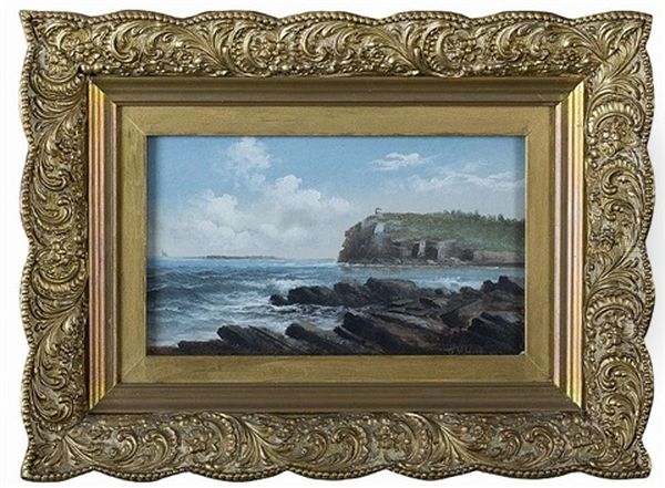 Whitehead, Cushing's Island, Maine Oil Painting by George M. Hathaway