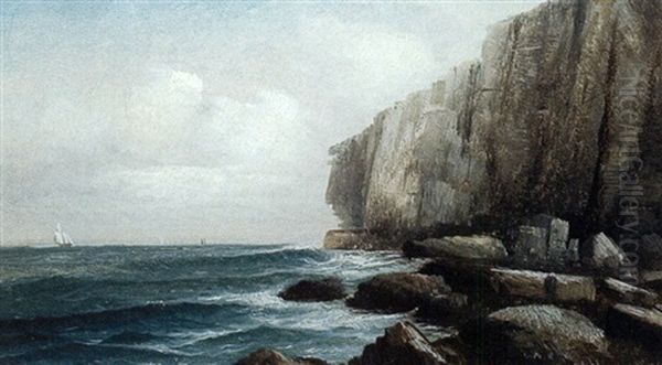 Whitehead, Cushing Island, Portland Oil Painting by George M. Hathaway