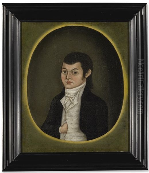 Portrait Of Israel Forster (1779-1863) Oil Painting by Rufus Hathaway