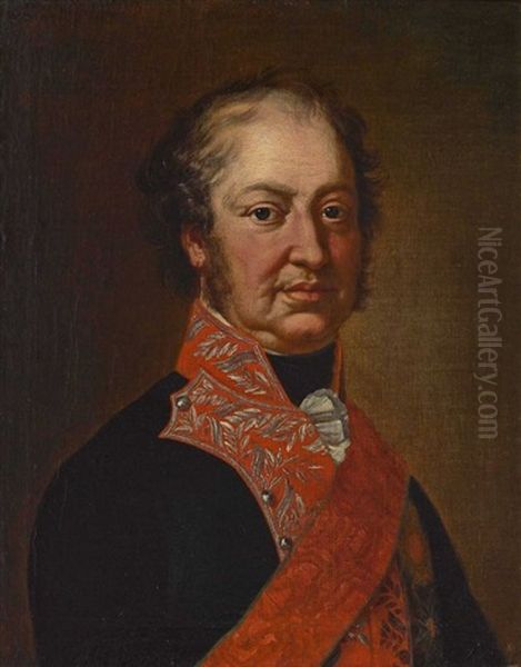 Konig Maximilian I. Joseph Von Bayern Oil Painting by Joseph Hauber