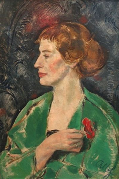 Adele Haueisen Oil Painting by Albert Haueisen