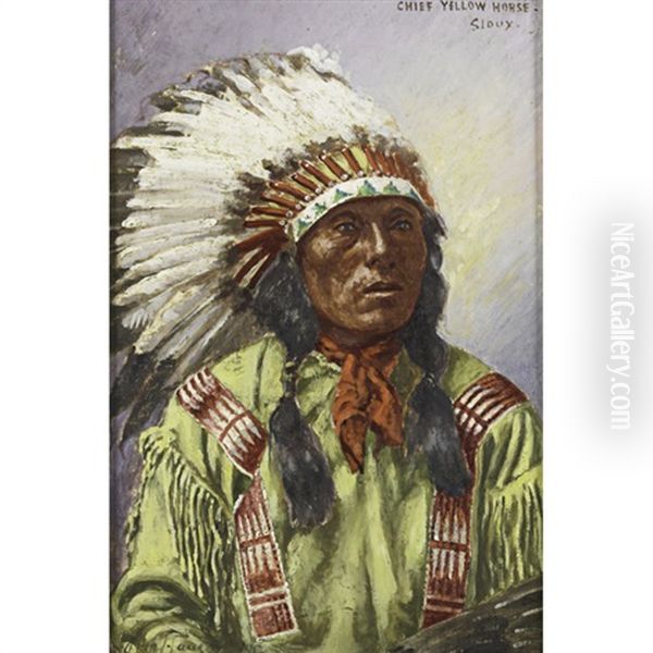 Chief Yellow Horse Sioux by John Hauser