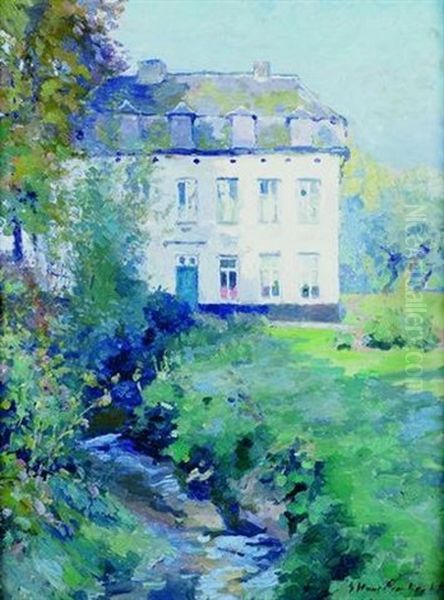 Ruisseau Pres De La Maison Oil Painting by Gaston Haustrate