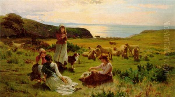 A Summer Idyll Oil Painting by Horace Henry Hauty