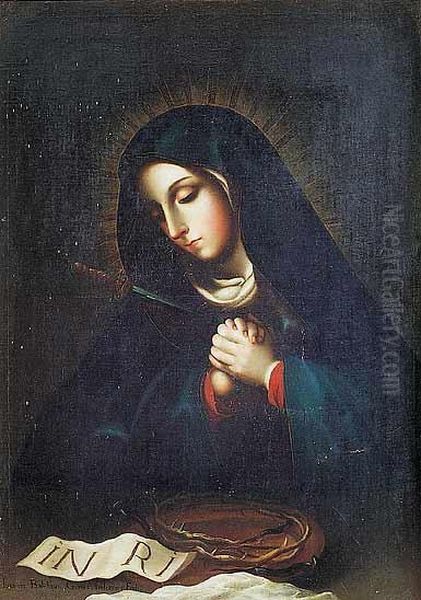 Dolorosa Oil Painting by Balthasar Gomez Joannes