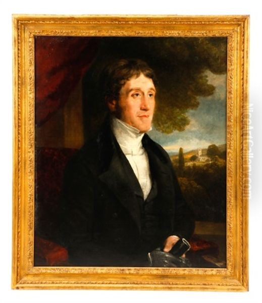 Portrait Of A Gentleman Oil Painting by William Havell