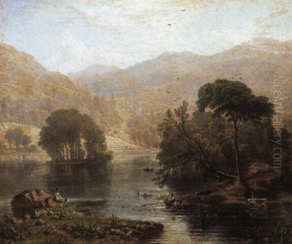 Loch Lomond Oil Painting by William Havell