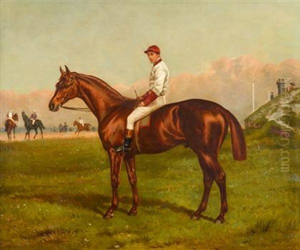 Before The Race Oil Painting by William H. Hopkins and Edmund Havell