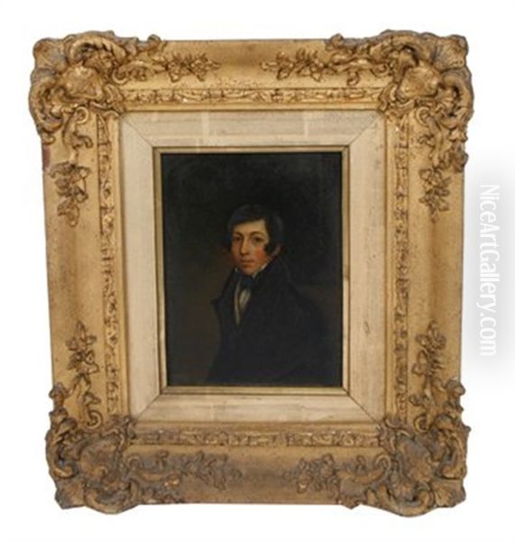 Portrait Of Lord Edward Fitzgerald Oil Painting by Joseph Patrick Haverty