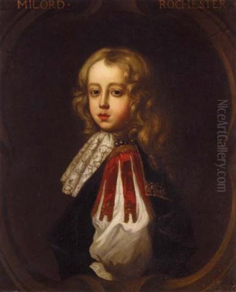 Portrait Of Charles, Lord Wilmot Oil Painting by Thomas Hawker