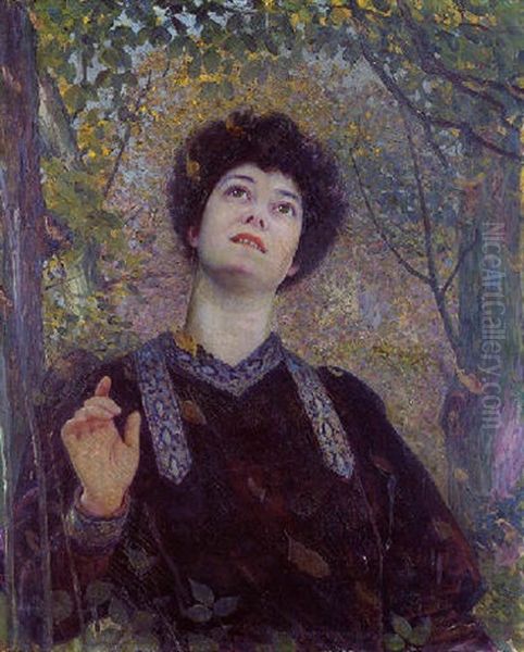 Femme Dans Un Verger by Louis Welden Hawkins