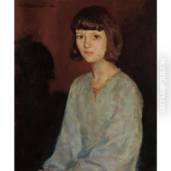 Portrait Of Doti Oil Painting by Charles Webster Hawthorne