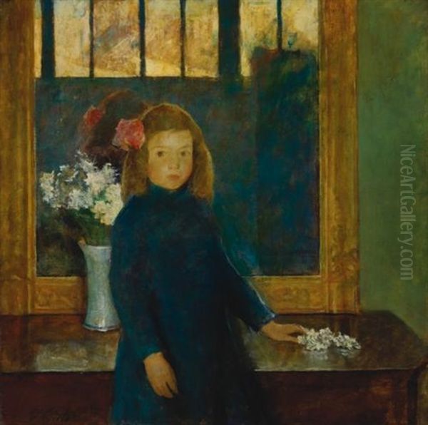 Little Sylvia Oil Painting by Charles Webster Hawthorne