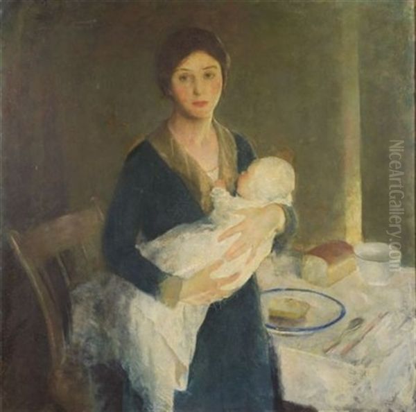 The Mother Oil Painting by Charles Webster Hawthorne