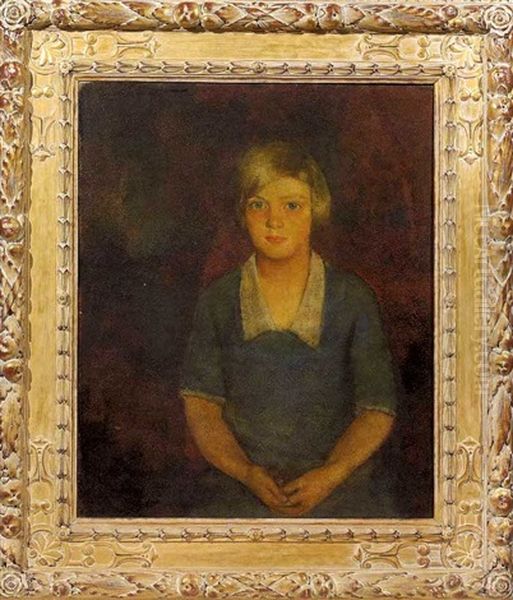 Portrait Of Zylpha Oil Painting by Charles Webster Hawthorne