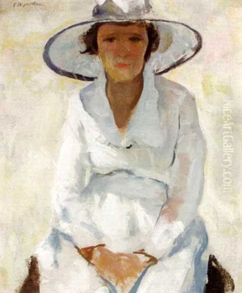 Lady In The Sun Oil Painting by Charles Webster Hawthorne