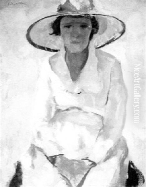 The Portrait Hat Oil Painting by Charles Webster Hawthorne