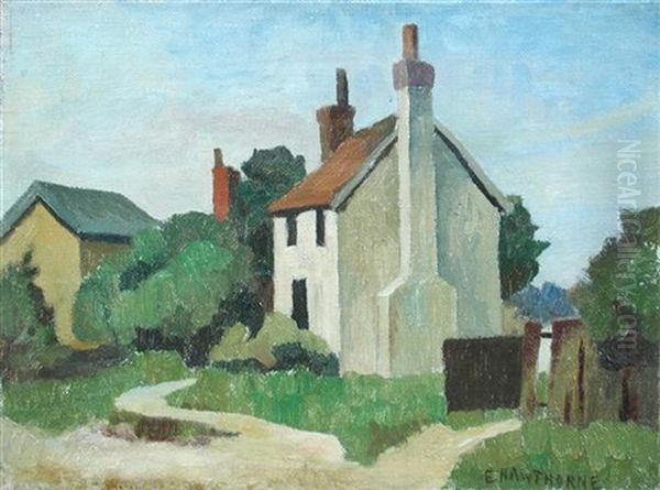 Heybridge Oil Painting by Elwin Hawthorne