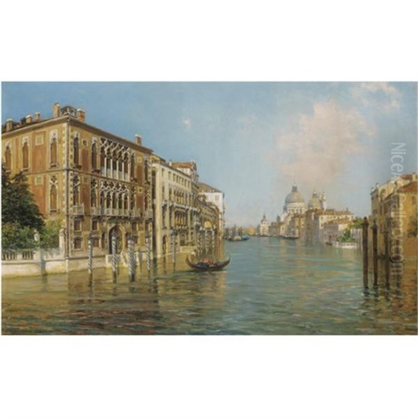 The Grand Canal Oil Painting by Bernardo Hay