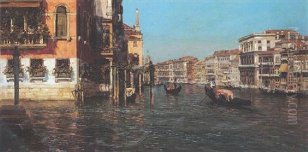 The Grand Canal, Venice Oil Painting by Bernardo Hay