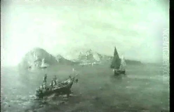 Vor Capri. Oil Painting by Bernardo Hay