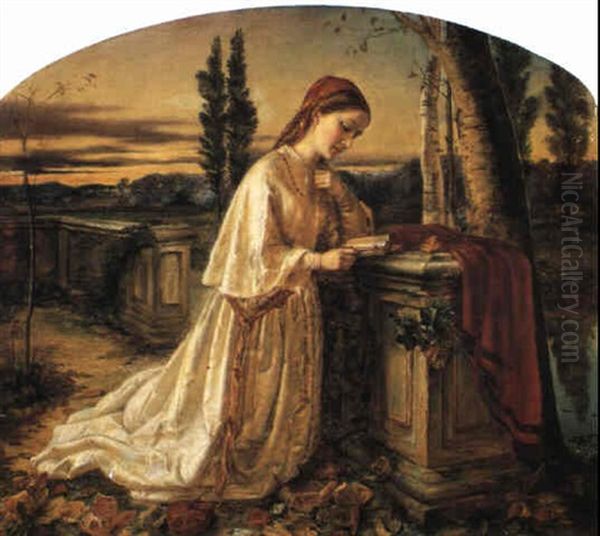 The Vesper Prayer Oil Painting by George H. Hay