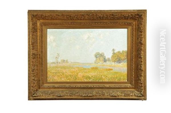 The Connecticut Shore, Long Island Sound Oil Painting by Charles Henry Hayden