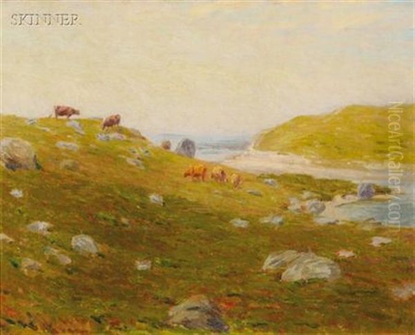 Pasture By The Shore Oil Painting by Charles Henry Hayden