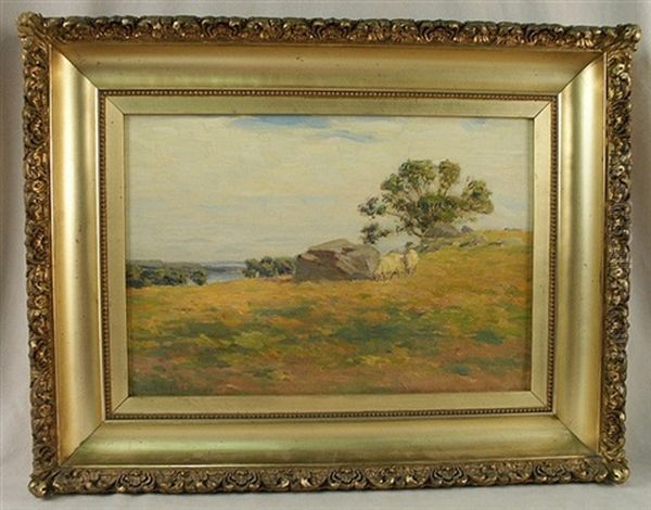 Pastoral Landscape Oil Painting by Charles Henry Hayden