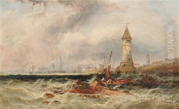 Mouth Of The Scheldt Oil Painting by Edwin Hayes