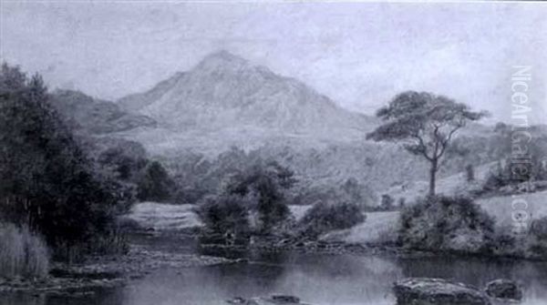 Moel Siabod, Capel Curig Oil Painting by Frederick William Hayes