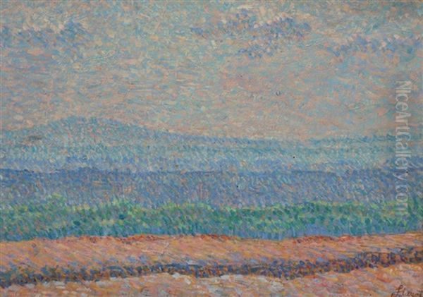 Paysage Du Vexin Oil Painting by Louis Hayet