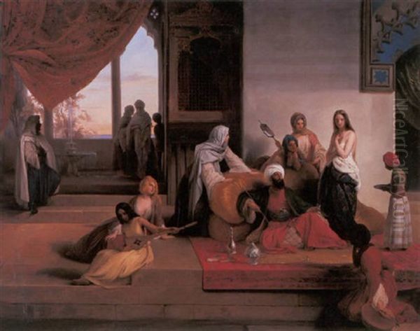 Nell'harem by Francesco Hayez